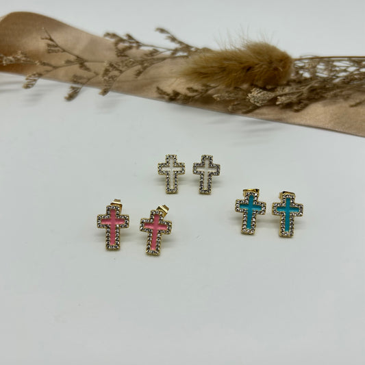 Zirconium Enamel Cross