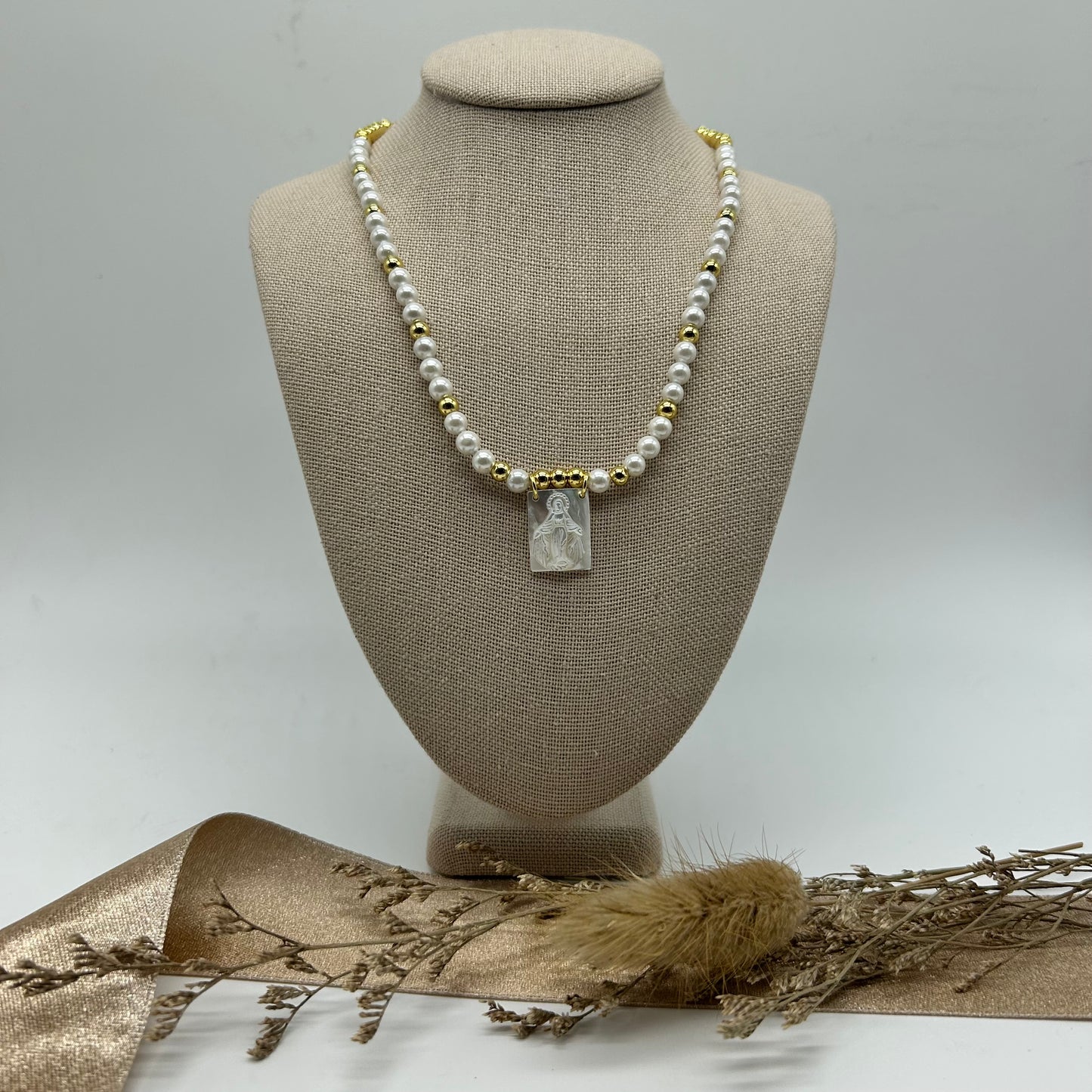 Miraculous Virgin Pearls Necklace