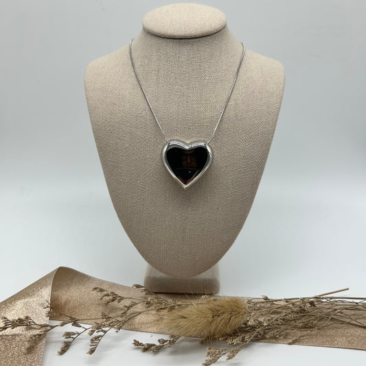 Heart Silver Necklace