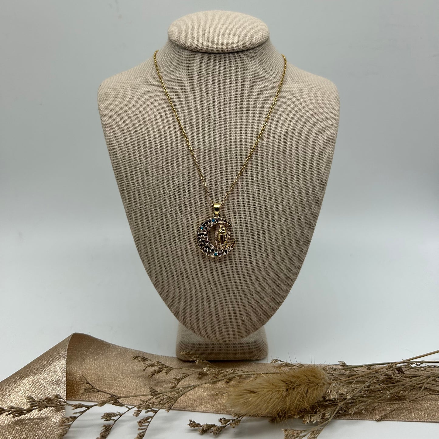 Guadalupe Gold Necklace