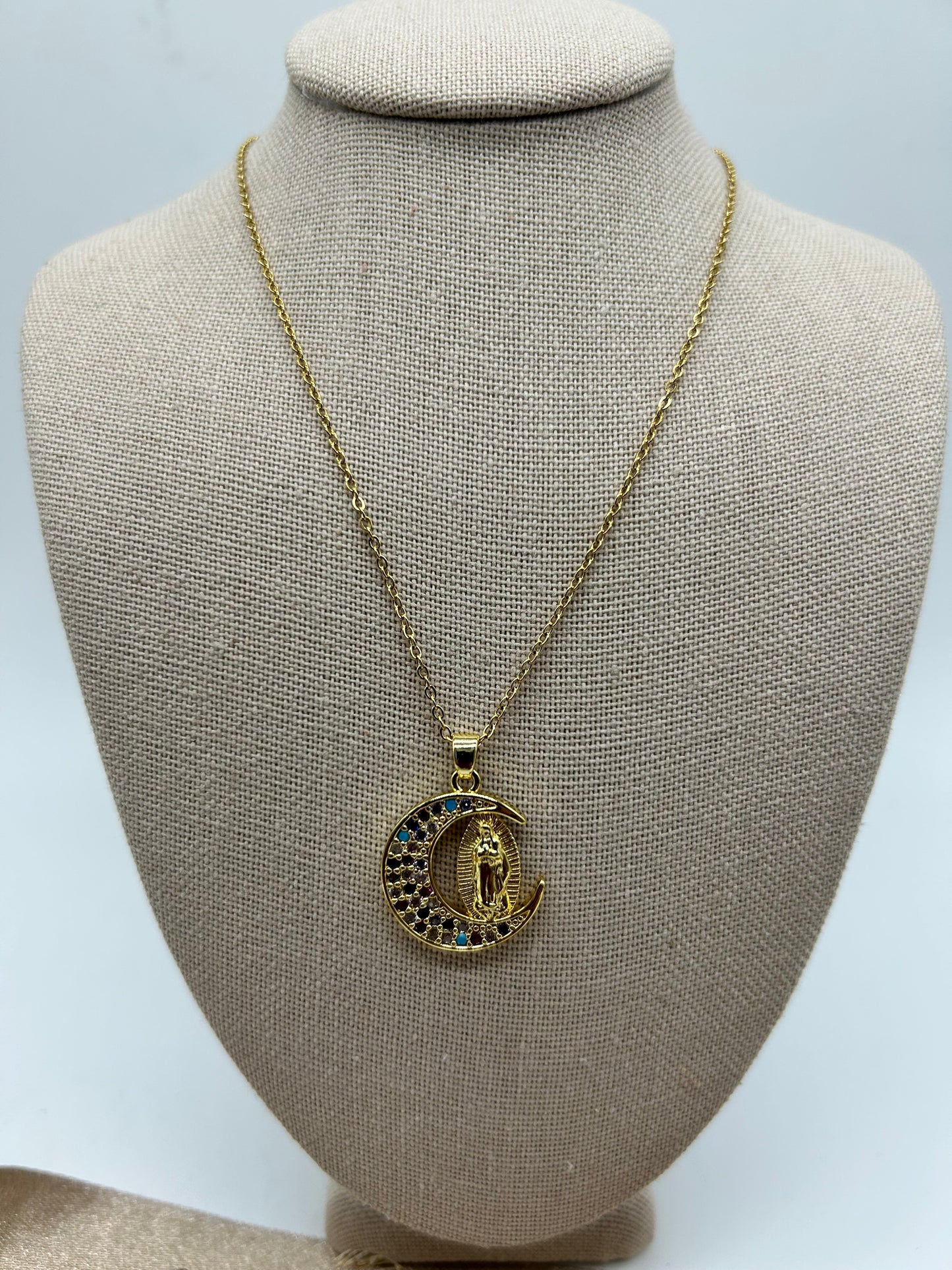 Guadalupe Gold Necklace